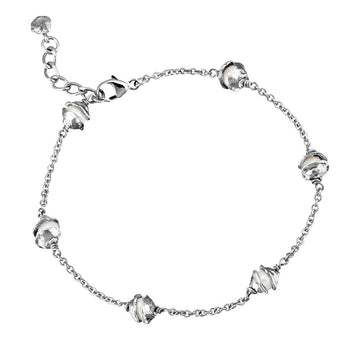 Cornish Seawater Textured Encased Organic Pearl Bracelet